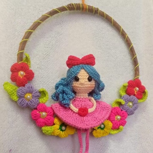 Colgante con flores