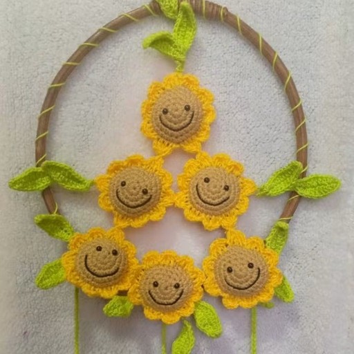 Colgante de girasoles